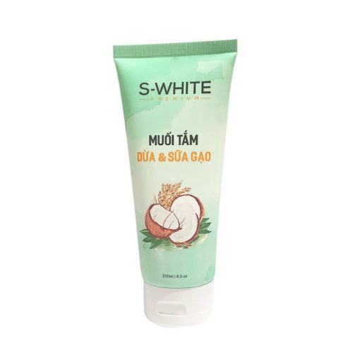 Muối tắm dừa sữa gạo swhite hình ảnh